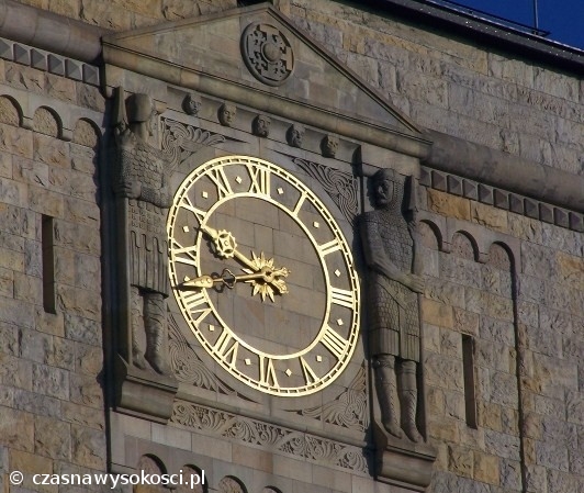 tarcza i wskazowki zegara produkcji G. Richter w Poznaniu
